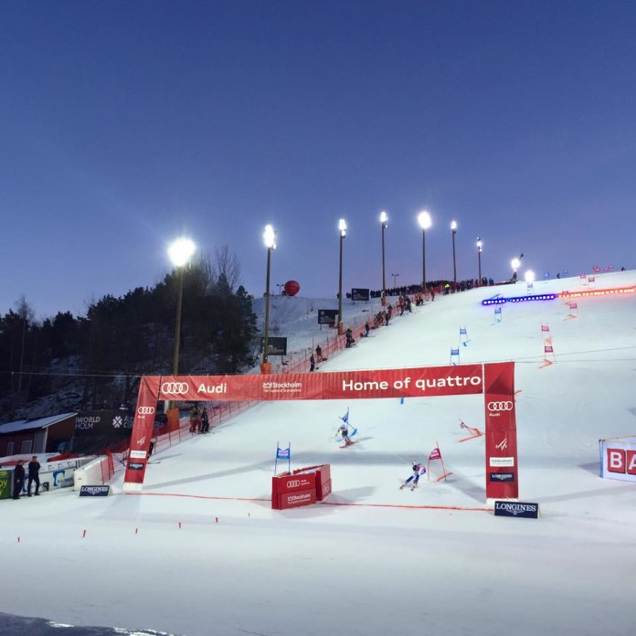 Hammarbybacken FIS Alpine downhill city event, Stockholm