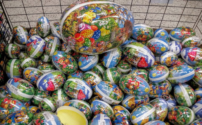 Swedish Easter eggs filled with candy Swedish Easter eggs filled with candy