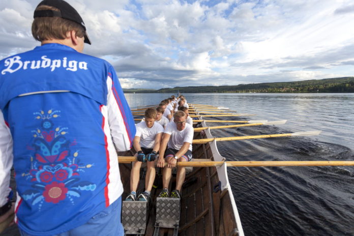 Church boat races on Lake Siljan Church boat races on Lake Siljan