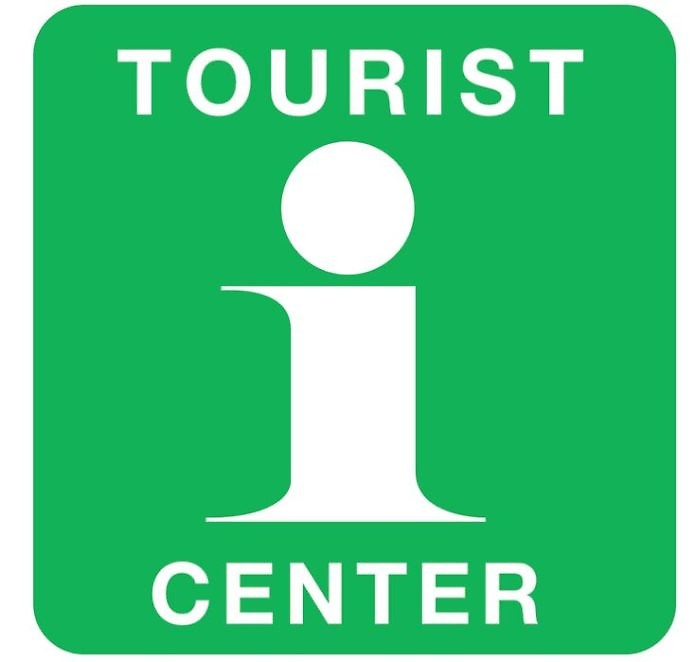 Swedish tourist center sign
