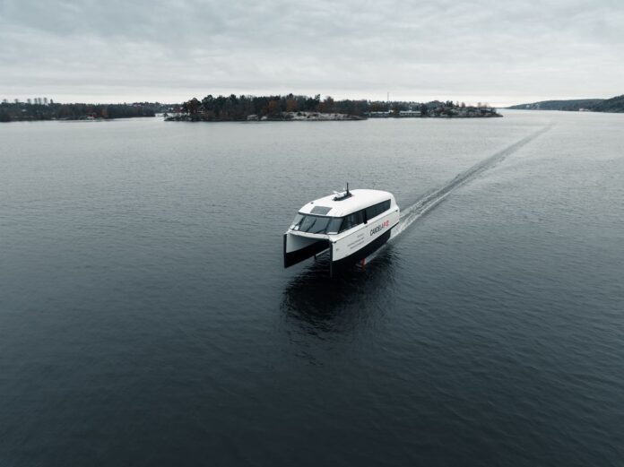 New electric ferry by Candela
