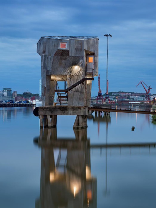 Public sauna in Gothenburg's harbour