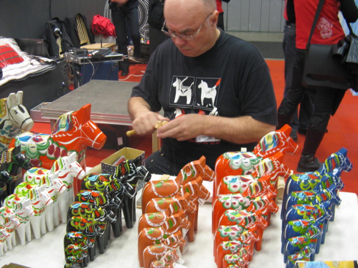 The brightly-coloured wooden Dala Horses - that’s Dalarna