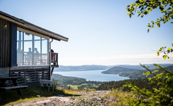 The Swedish High Coast: Summit restaurant on Skule moutain