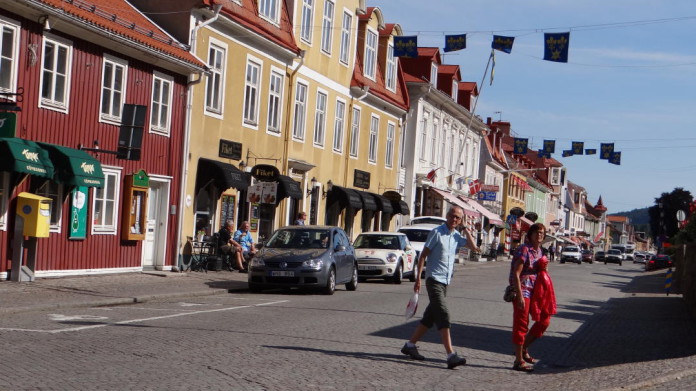 Gränna by Lake Vättern in Småland