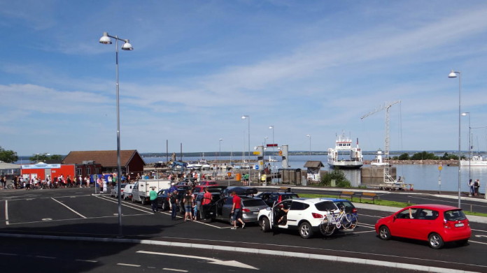 Gränna by Lake Vättern in Småland