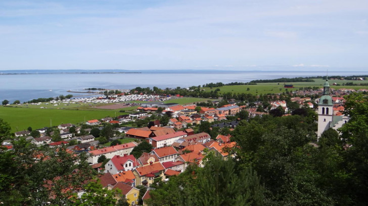 Gränna by Lake Vättern in Småland
