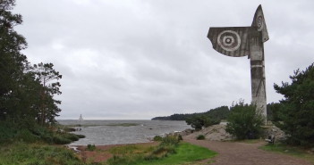 The Picasso sculpture "Jacqueline" in Kristinehamn