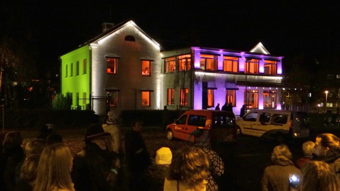 The Lights in Alingsås festival, an urban lighting exhibition in October