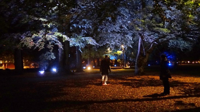 The Lights in Alingsås festival, an urban lighting exhibition in October