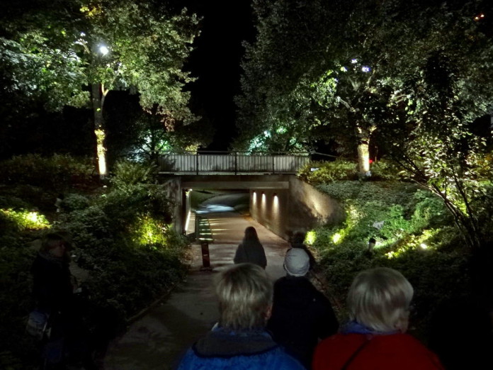 The Lights in Alingsås festival, an urban lighting exhibition in October