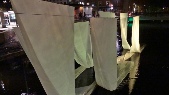 The Lights in Alingsås festival, an urban lighting exhibition in October