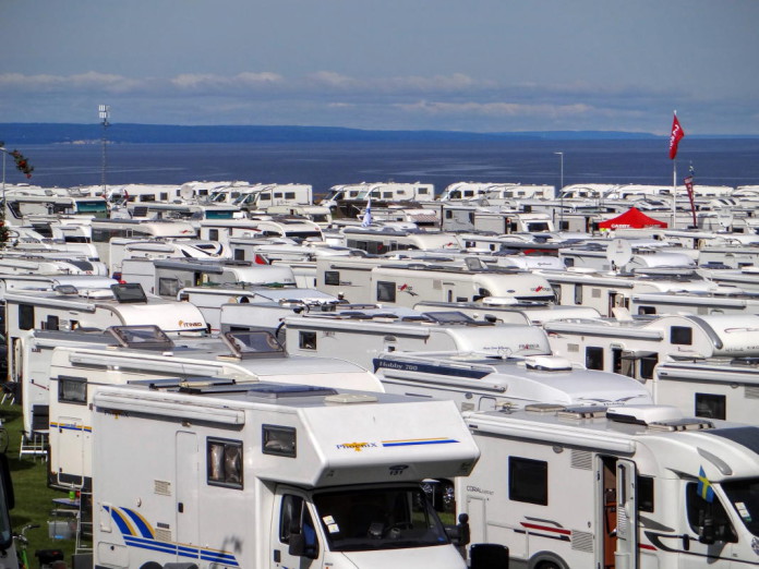 The Scandinavian Caravan Show at Elmia in Jönköping, Småland