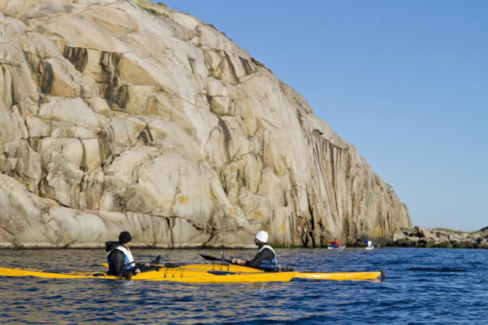 Sea kayaking in Bohuslän