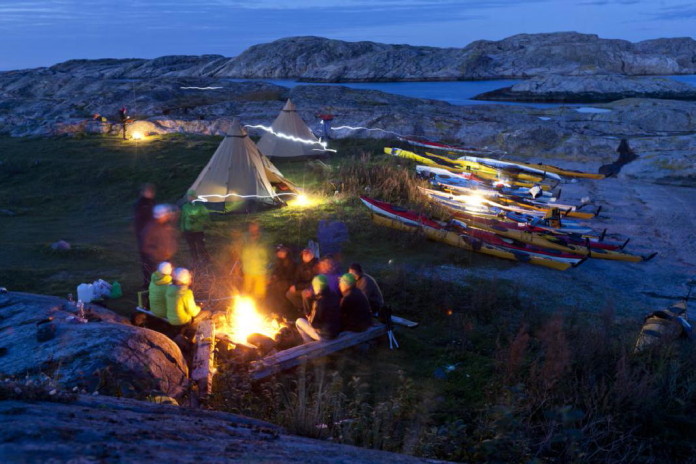 Sea kayaking in Bohuslän