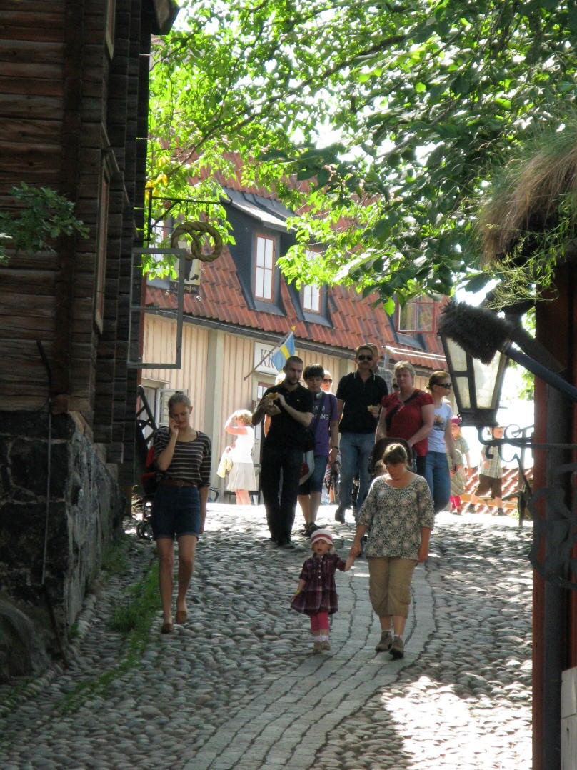 The open-air museum Skansen in Stockholm
