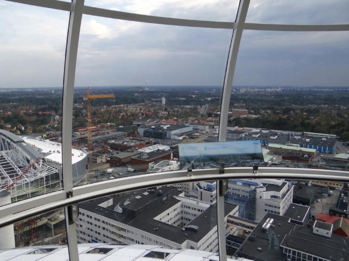 SkyView on top of the Stockholm Globe