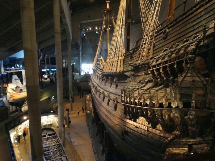 The warship Vasa at the Vasa Museum in Stockholm